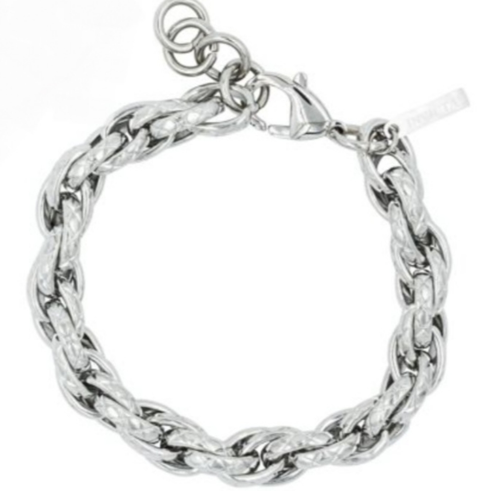 Invicta Elements Men's Bracelet-39646,Stainless Steel, Silver-Tone, 246.03mm-Lng